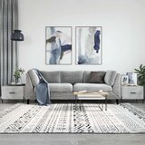 vidaXL klubske mizice 2 kosa betonsko sive 50x50x40 cm konstruiran les | Shoptok.si