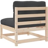  Vrtna sofa bez naslona za ruke s jastucima masivna borovina | shoptok.hr