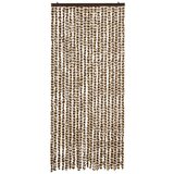  Zastor protiv muha bež i smeđa 90 x 200 cm od šenila | shoptok.hr