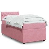 vidaXL Box spring krevet s madracem ružičasti 80 x 200 cm baršunasti | shoptok.hr