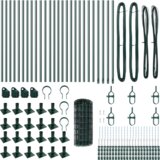 Euro Ograda s 13 Priključnim Stupovima 0.6x50 m Galvanizirani Čelik | shoptok.hr