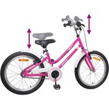  Otroško Kolo 20 Palcev za starost od 6 do 11 let Roza bela - - Bela - 14.26 - 137 x 54 x 79 cm - 2025- | Shoptok.si