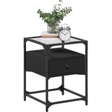  Noćni ormarići 2 kom crni 40 x 40 x 55 cm od konstruiranog drva | shoptok.hr