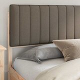  Krevetni okvir s tapiciranim uzglavljem Sivo-smeđa 200 x 200 cm | shoptok.hr