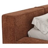 Maison de Rêve Narančasti tapecirani bračni krevet s prostorom za odlaganje s podnicom 160x200 cm Voliera – | shoptok.hr