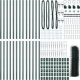 vidaXL Heksagonalna ograda Zelena 1x50 m Čelik | shoptok.hr