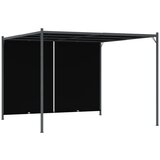 vidaXL Vrtna pergola z zložljivo streho 3x3 m antracitna Cene