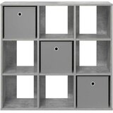  Strani šal s predalom Betonsko siva 88,5 x 29 x 84,5 cm, (5000233715) | Shoptok.si