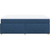  Krevet s oprugama i madracem plavi 140x200 cm od tkanine | shoptok.hr