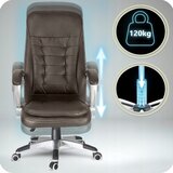 Sofotel 322 - Uredska stolica temno rjava – ergonomska vrtljiva stolica do 120 kg | Shoptok.si