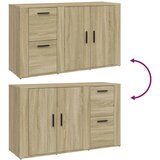  Komoda boja hrasta sonome 100x33x59,5 cm od konstruiranog drva | shoptok.hr