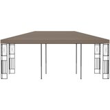 Sjenica od tkanine 6 x 3 m smeđe-siva | shoptok.hr