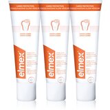 Elmex Caries Protection zobna pasta, ki ščiti pred kariesom s fluoridom 3x75 ml Cene