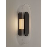 Nova Luce Mat crna metalna LED zidna lampa Vetrio – | shoptok.hr