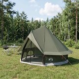 Tipi šator Maslinasto zelena 250 x 250 cm Poliester i čelik Cijene