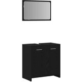  Set namještaja za kupaonicu 3 kom. Crni hrast | shoptok.hr
