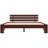  Okvir za krevet od masivne borovine tamnosmeđi 160 x 200 cm | shoptok.hr