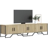 TV ormarić boja hrasta sonome 180x34x41 cm konstruirano drvo | shoptok.hr
