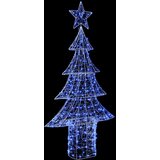 vidaXL Božično drevo med 240 LED Modra 180 cm Akril | Shoptok.si