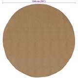  Tepisi za područja Prirodna Ø 150 cm Juta | shoptok.hr