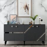 Hanah home iris - anthracite, silver anthracitesilver console Cene