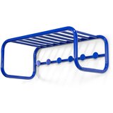 Spinder Design Plava metalna zidna vješalica s policom Retro – | shoptok.hr