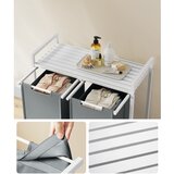  Koš za veš REX bela/siva | Eponuda.com