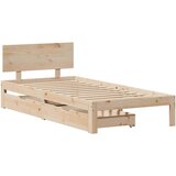 vidaXL Okvir kreveta s ladicama bez madraca 75x190 cm | shoptok.hr