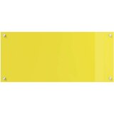 vidaXL Kuhinjska obloga Rumena Kaljeno steklo 90 x 40 x 0.6 cm | Shoptok.si