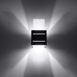  Sollux SL.0201 - Zidno svetlo LORETO 1xG9/40W/230V crno | Eponuda.com