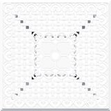  3-dijelni vrtni bistro set bijeli lijevani aluminij | shoptok.hr