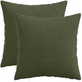  Presvlaka za jastuk 2 pcs HEERLEN Zelena 45 x 45 cm Kord | shoptok.hr