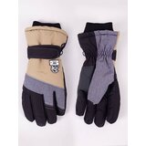 Yoclub man's men's winter ski gloves REN-0302F-A150 Cene'.'