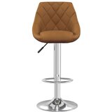 vidaXL Barski stolček 2 kosa rjav žamet | Shoptok.si