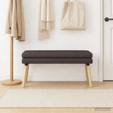  Klupa s dvostrukim slojem Tamno smeđa 110 x 40 x 47 cm Tkanina | Eponuda.ba