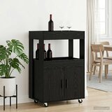  kolica Crni hrast 60 x 39,5 x 89 cm Prerađeno drvo u