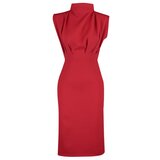 Trendyol Red Stand Collar Dress | ePonuda.com