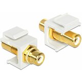 Delock Činč audio adapter [1x činč\, ženski/1x činč\, ženski ]\, bel, (20411424) Cene