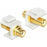 Činč audio adapter [1x činč\, ženski/1x činč\, ženski ]\, bel, (20411424)