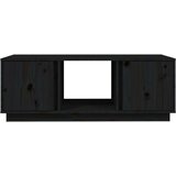  Klubska mizica črna 110×50×40 trdna borovina, (20712219) | Shoptok.si