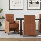 vidaXL Trpezarijske stolice 2 pcs Smeđa 57 x 67 x 98 cm Umjetna koža Cijene