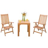 Gardenson Miza Za Balkon Rebel, 65x77,5x130cm, Masivno | Shoptok.si