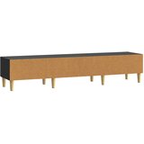 TV ormar 147 x 34,5 x 30 cm Crna Konstruirano drvo | Shoptok.si