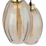  Luster na sajli SEBO 3xE27/15W/230V crna/dimljeno bež | Eponuda.com