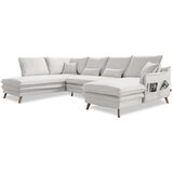 Miuform Bež sklopiva kutna garnitura (s lijevim kutom/u obliku slova "U") – Miuform Bež sklopiva kutna garnitura (s lijevim kutom/u obliku slova "U") – Slike