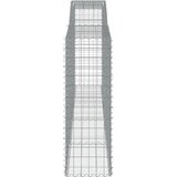  Lučne gabionske košare 9 kom 400x50x140/160cm pocinčano željezo | shoptok.hr