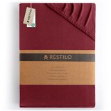 DecoKing Plahta s gumom Amber 220-240x220 cm, bordo Slike