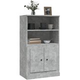  Visoka komoda siva betona 60x35,5x103,5 cm konstruiranog drva | shoptok.hr
