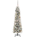  Umjetno božićno drvce Bijelo 150 cm PVC i Metal i Plastika | shoptok.hr
