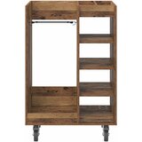 Golf ormar s kotačem Jednobojno Staro drvo 65 x 45 x 98 cm | shoptok.hr